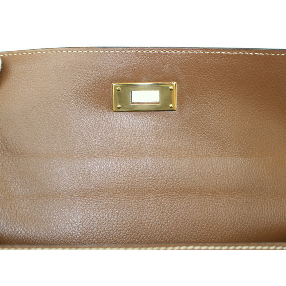 Hermes Kelly 28 Brown Moss Green - Picture 10 of 16
